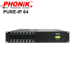ตู้สาขาโทรศัพท์ Phonik Pure-IP IP64 เริ่มต้น 4 สายนอก 8 สายใน ถึง 16 สายนอก 64 สายใน